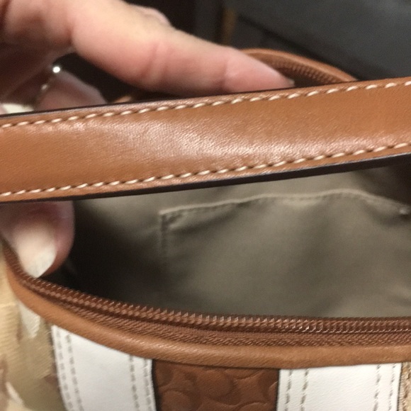 Coach signature mini purse, 8” x 6” - Picture 9 of 13